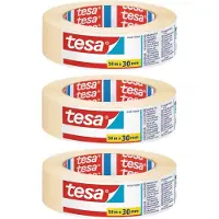 TESA 8x Rollen Afplaktape/schilderstape 30 Mm X 50 M - Verf