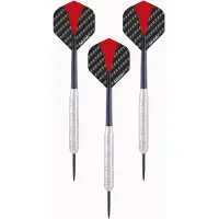 Longfield Longfields Dartpijlen - 9x stuks - 24 grams - Nickel silver - darten