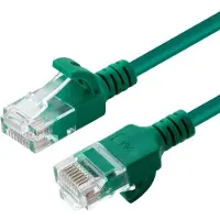 Microconnect V-UTP6A075G-SLIM, 7,5 meter, Cat6a, U/UTP (UTP), RJ-45, RJ-45, groen
