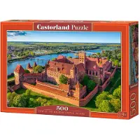 Castorland puzzel Malbork kasteel Polen - 500 stukjes legpuzzel.