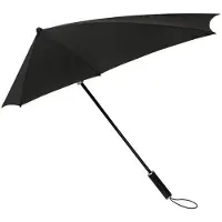 StorMaxi storm paraplu windproof - zwart - 100 cm - aerodynamisch - Paraplu's