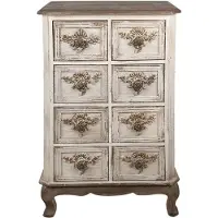 Clayre & Eef Dressoir 60x37x100 cm Beige Hout Ladekast Beige Ladekast