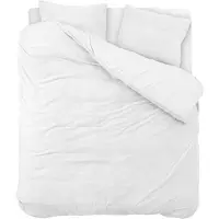 Sleeptime Teddy dekbedovertrek onderkant katoen - wit - lits-jumeaux (240x220 + 2 st 60x70cm)