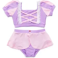 Konges Sløjd Great Pretenders Verkleedkledij Bikini Rapunzel - Paars/Roze - - Maat 3-4 jaar