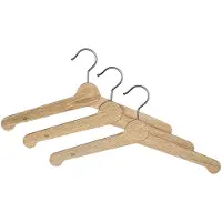 Essem Design Nostalgi kledinghanger 3-pack Eikenhout