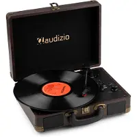 Audizio RP116DW retro platenspeler met Bluetooth in/out - Platenspeler