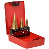 Hercules 3-delige trapeziumboorset 4 t/m 32mm