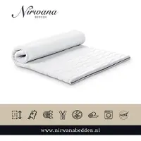 Nirwana bedden Topdekmatras - Topper 220x220 - Koudschuim HR50 6 cm dik