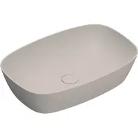 Catalano Alvea Opzetwastafel 60x40cm - Mat Seta - Keramiek - 8059015194350 - Rechthoekig - Wastafels, Opzetwastafels