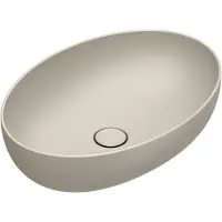 Catalano Sfera Opzetwastafel 60x42cm Ovaal - Mat Sabbia - Keramiek - 8059015194756 - Wastafels, Opzetwastafels