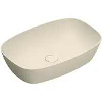Catalano Alvea Opzetwastafel 60x40cm - Mat Lino - Keramiek - 8059015194343 - Rechthoekig - Wastafels, Opzetwastafels