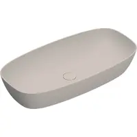 Catalano Alvea Opzetwastafel 80x40cm - Mat Seta - Keramiek - 8059015194305 - Rechthoekig - Wastafels, Opzetwastafels