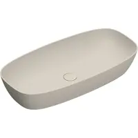 Catalano Alvea Opzetwastafel 80x40cm - Mat Sabbia - Keramiek - 8059015194282 - Rechthoekig - Wastafels, Opzetwastafels