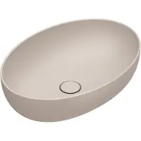 Catalano Sfera Opzetwastafel 60x42cm Ovaal - Mat Seta - Keramiek - 8059015194770 - Wastafels, Opzetwastafels