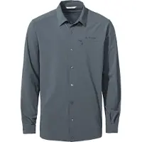 Vaude - Farley Stretch L/S Shirt - Overhemd L, grijs