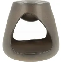 Scentchips Triangel Hoog - Waxbrander - Geurbrander - Oliebrander - Wax Melts Brander - Aromabrander - Ook Geschikt Voor Essentiële Oliën - Geurolie - Waxmelts - Brons