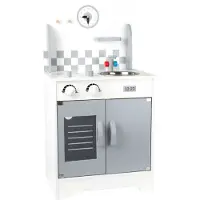 Small Foot Houten speelkeuken met wandklok 41 cm