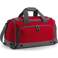 Bagbase Sporttas/reistas rood/grijs 30 liter - Sporttassen - Weekendtassen -