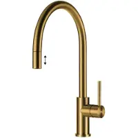 Lorreine Aire keukenkraan eenhendel gold