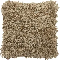 Boel&Jan Love Kussenhoes 50x50 Cm - Decoratieve kussens & hoezen Wol Beige - 2353883