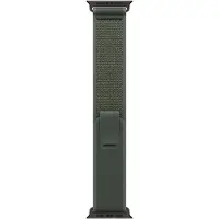 Apple Watch Strap 49mm - Black Titanium Finish - Green - Trail Loop - S/M (130-180mm)