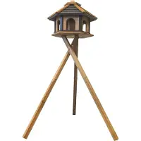 Tuinplus Voederhuisje Voederhuis op voet - Frigga - - 889432 - Vogelvoederhuisje voor Vogels