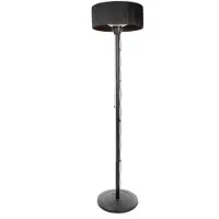 Sunred - Artix - Bright lijn - Zwart - Staand model - Terrasverwarmer - Infraroodstraling - 1500 W - 1 stand – aan/uit knop - Elektrische heater