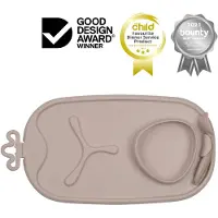 B.Box oprolbaar bordje Roll & Go mealtime mat Latte