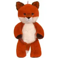 Sandy Knuffeldier Vos Reintje - zachte pluche stof - dieren knuffels - rood - 33 cm - Knuffel bosdieren