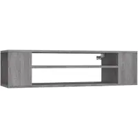 vidaXL TV-wandmeubel, grijs Sonoma, 100x30x26,5 cm, houtvezel