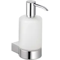 Keuco lotiondispenser metaal kunststof, muurbeugel roestvrij staal, zeepdispenser, plan