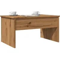 vidaXL Salontafel 80x50,5x41,5 cm bewerkt hout artisanaal eikenkleurig
