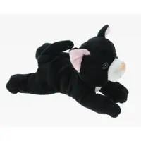 Merkloos Pluche knuffel dieren Lapjes kat/poes van 17 cm - Knuffel huisdieren