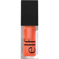 e.l.f. Glow Reviver Lip Oil, Voedende Getinte Lipolie Voor Een Glanzende Afwerking, Met Jojoba-olie, Vegan & Dierproefvrij, Coral Fixatie