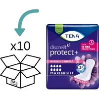 Tena Lady Maxi Night - 10 pakken - 120 stuks Discreet Maxi Night