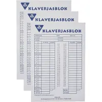 Haza Klaverjassen scoreblok - 3x - 50 vellen - Kaartspellen - Klaverjassen score notitieblok