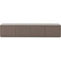 Goossens Tv Meubel Barcelona, 4 kleppen met kabeldoorvoer