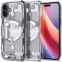 Spigen Ultra Hybride Zero One (MagFit) (iPhone 16 Plus), Smartphonehoes, Wit