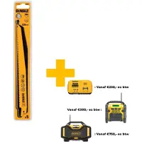 DeWalt Reciprozaagblad Hout Dt2349-qz - 228mm - 6tpi - Bi-metaal - 5 Stuks