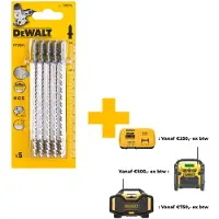 DeWalt brzeszczoty do drewna dł. całkowita 132 mm