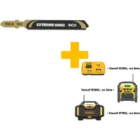 Dewalt Accessoires Decoupeerzaagblad HM voor RVS (inox), plaatstaal 2-5mm, 76x50x1,4mm, (T118EHM) - DT2055-QZ