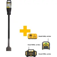 DeWalt Accessoires SDS-MAX Boor XLR platte beitel 50x400mm - DT6818-QZ