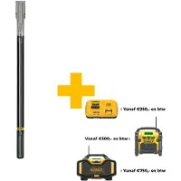 DeWalt Accessoires SDS-MAX Boor XLR platte beitel 25x300mm - DT6811-QZ