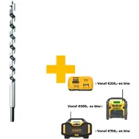 DeWalt Accessoires Slangenboor Ø20, werklengte 380mm - DT4644-QZ