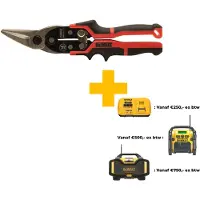 DeWalt Blikschaar, links rood DWHT14673-0
