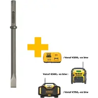 DeWalt Accessoires 28mm Hex (zeskant) Vlakbeitel breedte 36mm, lengte 521mm - DT6929-QZ