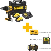 DeWalt DCD805H2T-QW 18V Li-ion XR Accu Klopboor- /schroefmachine (2x 5.0Ah Accu) Set In TSTAK.