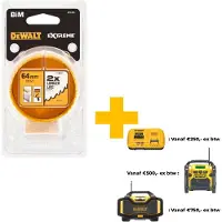 DeWalt Accessoires Gatenzaag | Bi-metaal | Ø64 mm | zaagdiepte 40 mm - DT90324-QZ