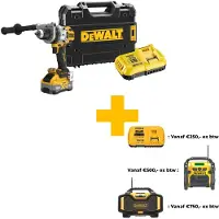 DeWalt DCD1007WW1T - Accuboormachine - 18V - 169 Nm - 8,0Ah