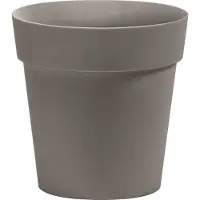 Nicoli Bloempot Buiten Rond Arke 22cm TAUPE